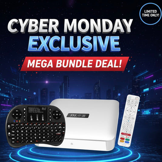 Cyber Monday Only【2025 Latest 小雲盒子 10S SVICloud 10S TV Box + 額外小雲盒子適用無線 鍵盤 Free Wireless Keyboard】Android 12 2+32GB旗艦級機頂盒 智能語音搜尋 電視盒子原裝行貨