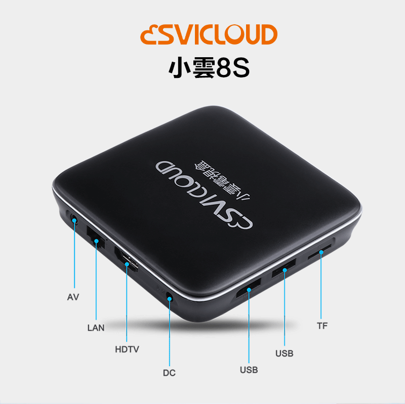 SVICLOUD 8S 小雲盒子TV Box | 2+16GB 8K Streaming